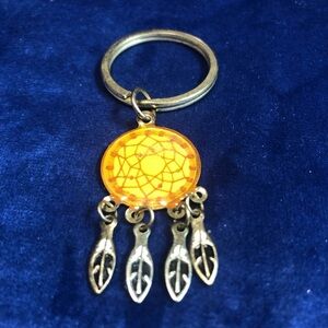 Suncatcher Dreamcatcher Kaychain Charm
